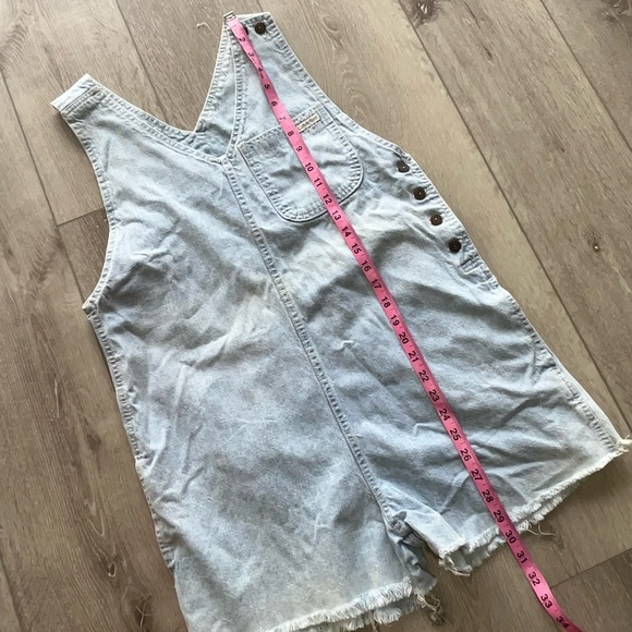 VTG Calvin Klein Romper Shortalls Denim 100% cotton S - Picture 6 of 9